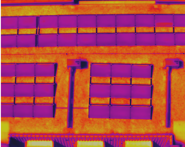 thermische inspecties zonnepanelen.